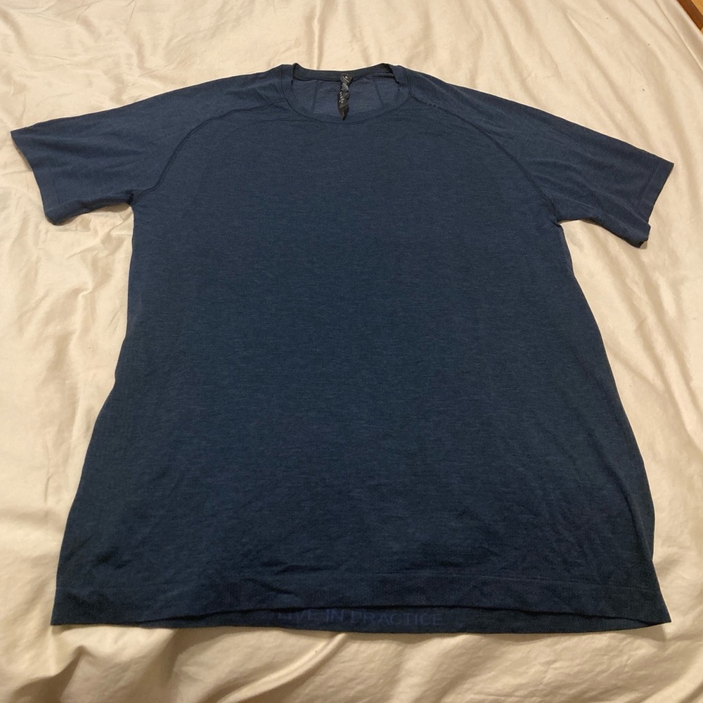 Lululemon Athletica Blue Short Sleeve Tee